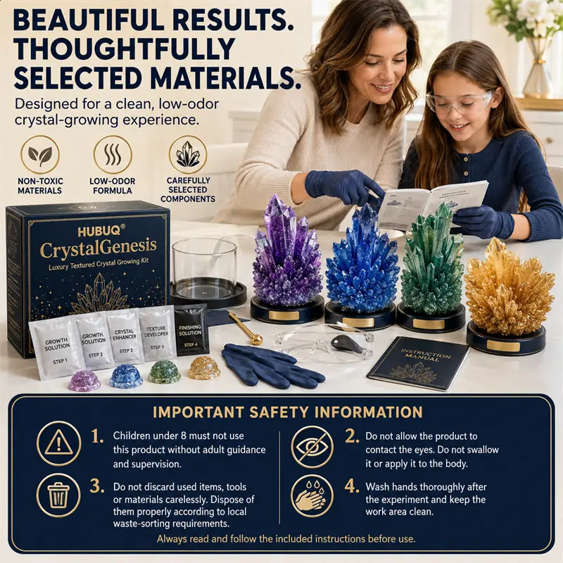Lurtad CrystalGenesis — Luxury Textured Crystal Growing Kit💎