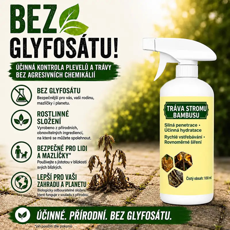 Rychlý zabiják plevele a trávy