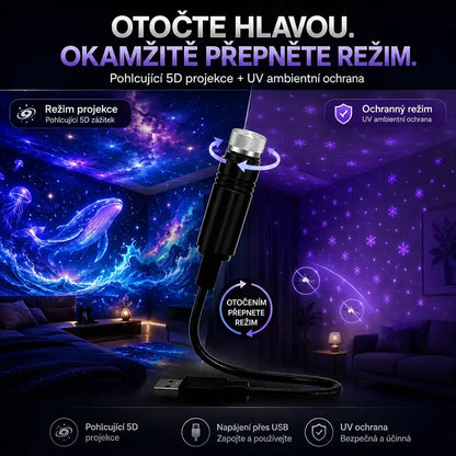 Lurtad 🔮2v1: Imersivní projekce & Fialový režim ochrany zraku