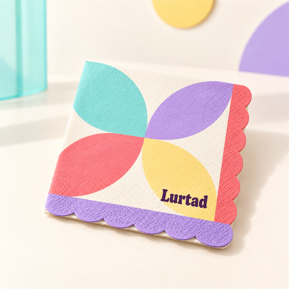 Lurtad Petal Color Party Napkins main party item view